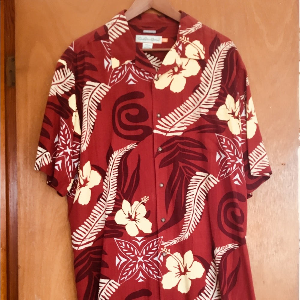 QUICKSILVER EDITION MEN L VINTAGE HAWAIIAN SHIRT